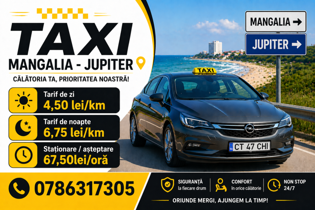 Tarif Taxi Mangalia Jupiter