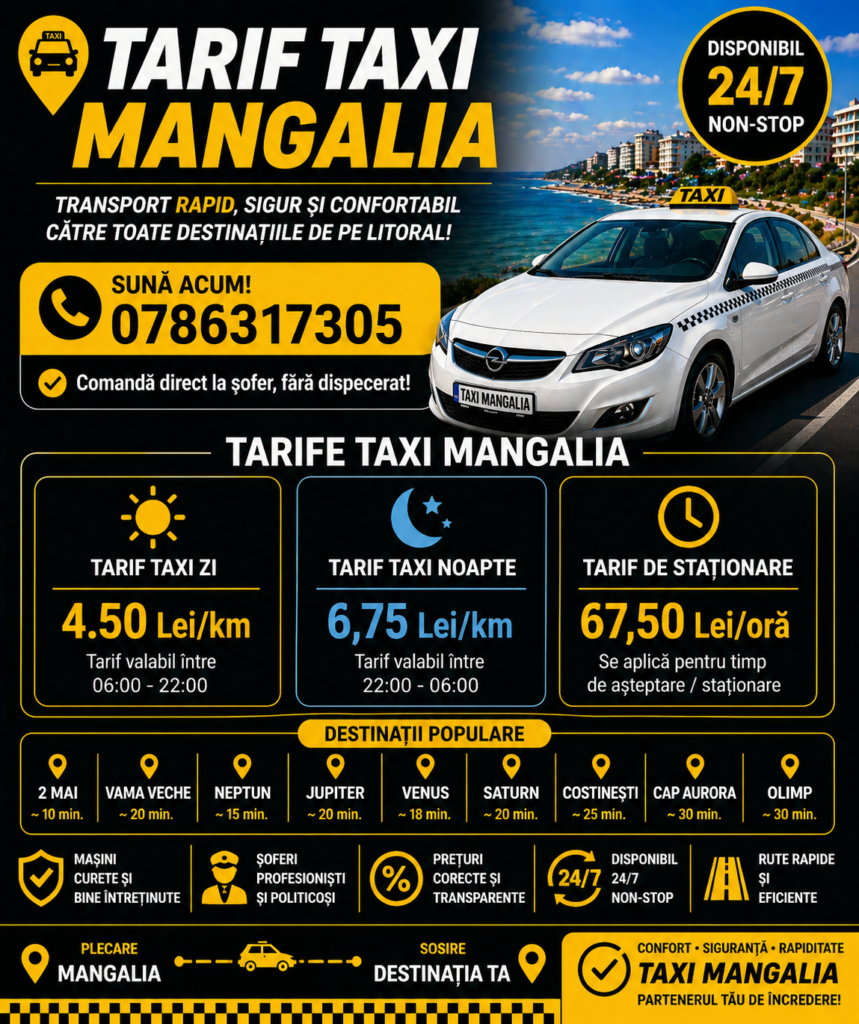 Tarif Taxi Mangalia